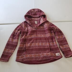 North Face Pullover Womens Large Pattern Hoodie Fleece FW19 NF0A48LK Outdoor